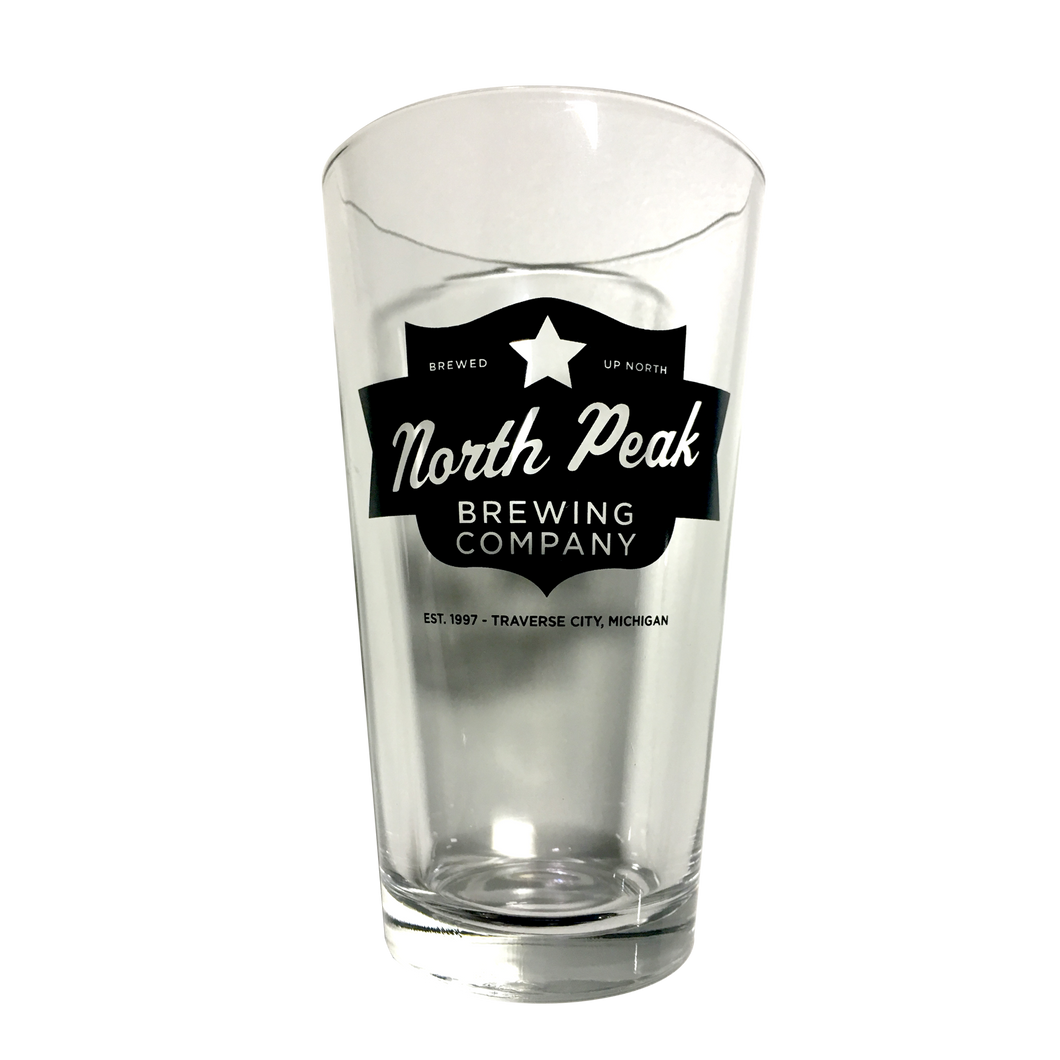 North Peak Pint Glass
