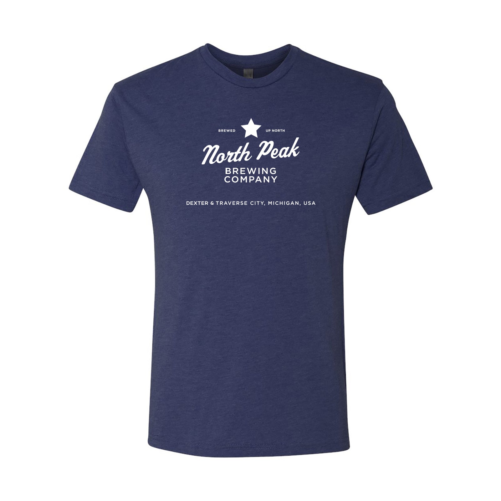 North Peak Dexter & Traverse City Logo Unisex Tee - Vintage Navy